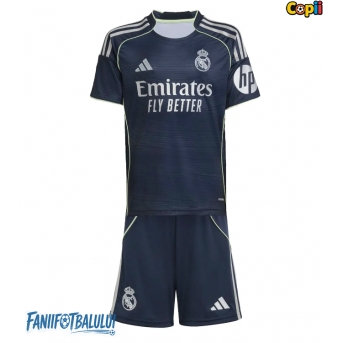 Real Madrid Echipament de Fotbal Replică 2025-26 Copii Deplasare (+ Șorturi)